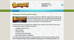 Desktop Screenshot of 1stchoicepest.com